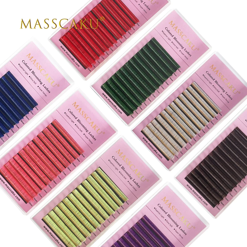 Hot selling colorful easy fanning blooming eyelash extension 8-15mm mix length self-making russian volume soft makeup eyelash
Hot selling colorful easy fanning blooming eyelash extension 8-15mm mix length self-making russian volume soft makeup eyelash