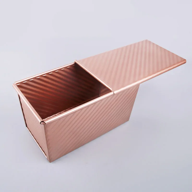 Toast Mold Cake Tool, Cake Mold, Carbon Steel, Corrugated Cover, Non Stick, 650g
Toast Mold Cake Tool, Cake Mold, Carbon Steel, Corrugated Cover, Non Stick, 650g