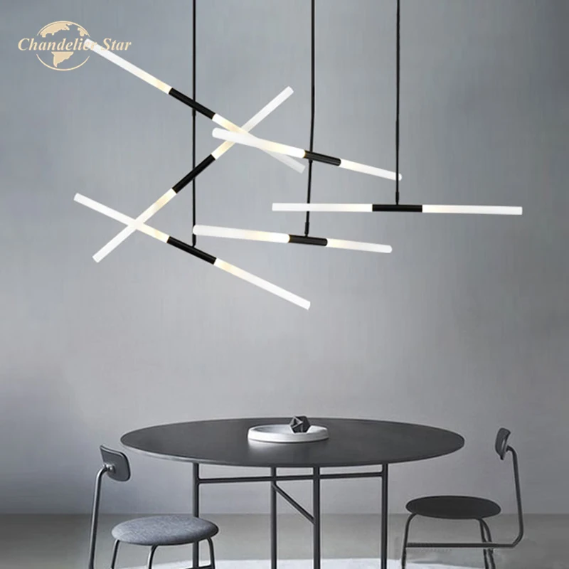 Nordic LED Chandeliers Lighting Modern Iron Glass Gold Black Long Pendant Hanging Lamps Living Room Bedroom Lights Fixture
Nordic LED Chandeliers Lighting Modern Iron Glass Gold Black Long Pendant Hanging Lamps Living Room Bedroom Lights Fixture