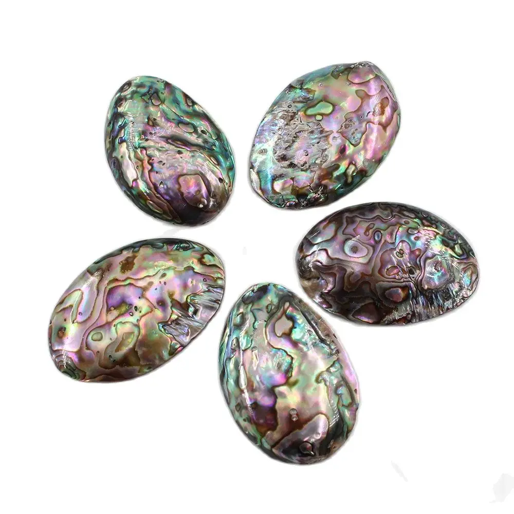 APDGG 20x40-22x42mm 5Pcs Oval Natural Green Abalone Shell White Shell Back Loose Beads For Necklace Pendant Earrings Jewelry DIY
APDGG 20x40-22x42mm 5Pcs Oval Natural Green Abalone Shell White Shell Back Loose Beads For Necklace Pendant Earrings Jewelry DIY