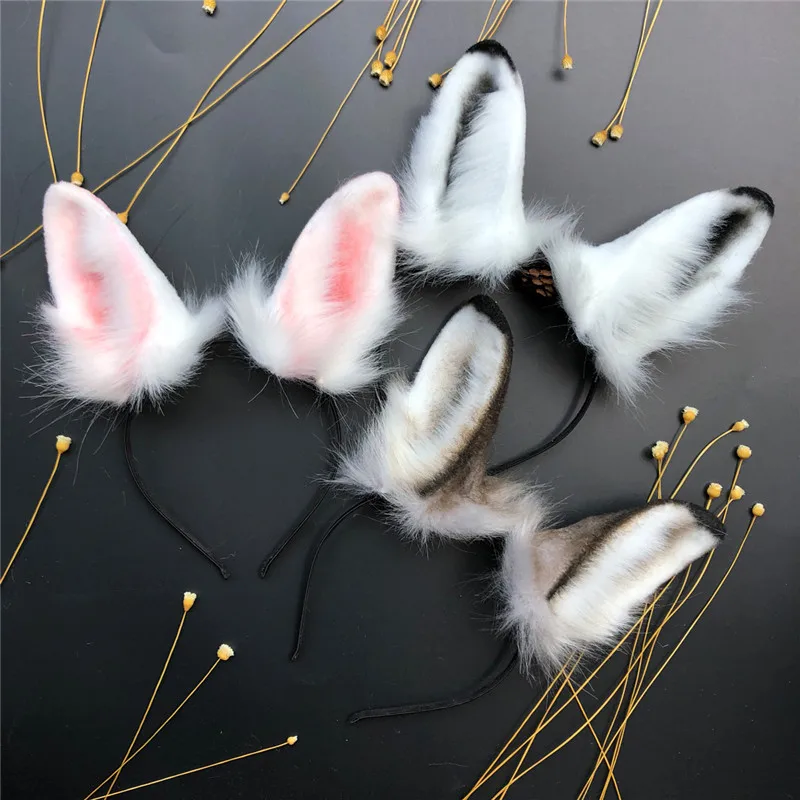 3 Colors Hand-made Pink White Gray Bunny Rabbit Ears Cosplay Costume Hairhoop Headwear Headband for Girl Women
3 Colors Hand-made Pink White Gray Bunny Rabbit Ears Cosplay Costume Hairhoop Headwear Headband for Girl Women