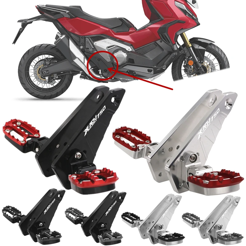 For HONDA XADV X-adv 750 XADV750 2021 Aluminum Alloy Rear Pedal Foot Stand Folding Footrests Passenger Foot Pegs Accessories
For HONDA XADV X-adv 750 XADV750 2021 Aluminum Alloy Rear Pedal Foot Stand Folding Footrests Passenger Foot Pegs Accessories
