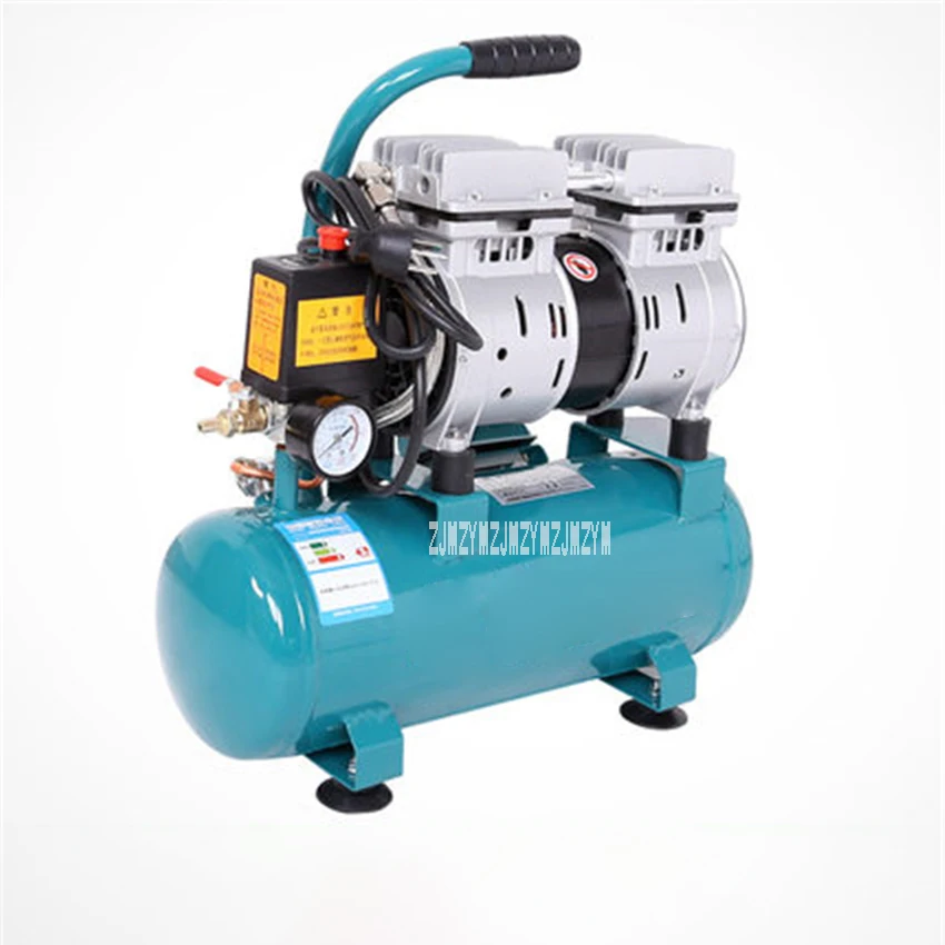 550-9L Mute Air Compressor High Pressure Pump Small Portable Oil Free Air Compressor 550W Woodworking Copper Air Compressor 220V
550-9L Mute Air Compressor High Pressure Pump Small Portable Oil Free Air Compressor 550W Woodworking Copper Air Compressor 220V
