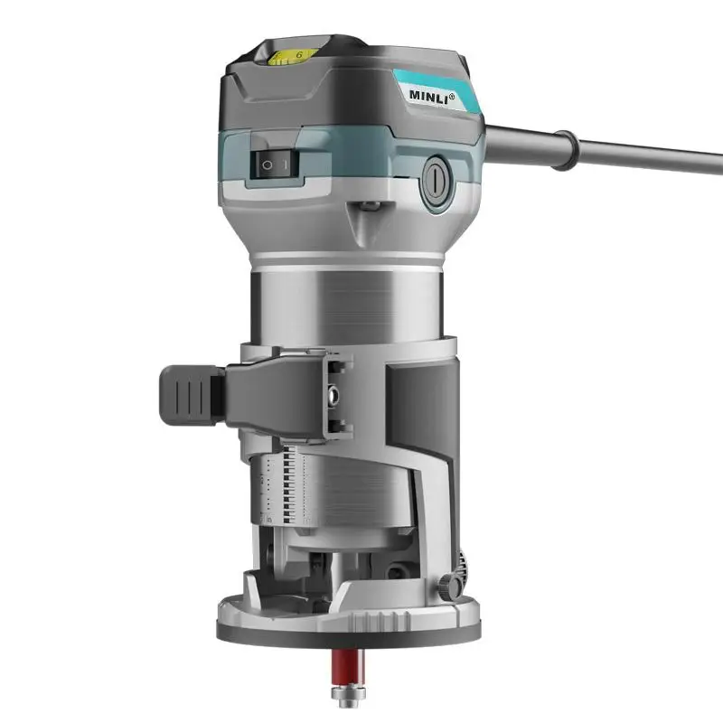 710W 30000Rpm Wood Router Tool Combo Kit Electric Woodworking Machines Power Carpentry Manual Trimmer Tools with Milling Cutter
710W 30000Rpm Wood Router Tool Combo Kit Electric Woodworking Machines Power Carpentry Manual Trimmer Tools with Milling Cutter