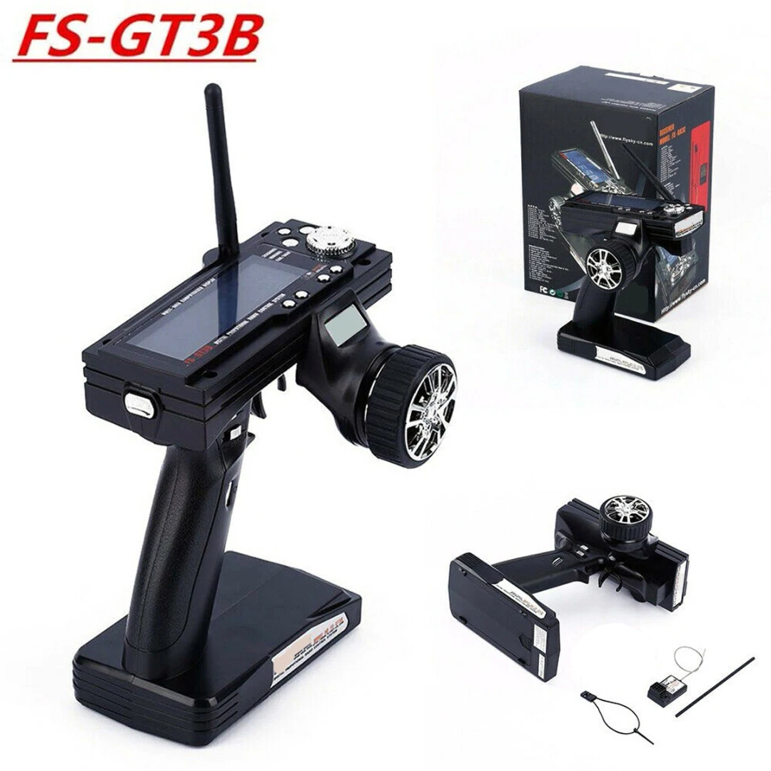 2.4GHz FS-GT3B Remote Control Digital Transmitter w/ Receiver for RC Car Drone
2.4GHz FS-GT3B Remote Control Digital Transmitter w/ Receiver for RC Car Drone