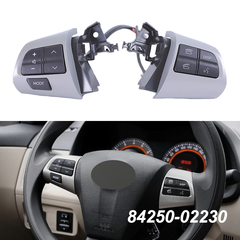 OEM 84250-02230 кнопки переключателей рулевого колеса для TOYOTA COROLLA ADE150 NDE150 NRE150 ZZE150 2007-2013
OEM 84250-02230 кнопки переключателей рулевого колеса для TOYOTA COROLLA ADE150 NDE150 NRE150 ZZE150 2007-2013
