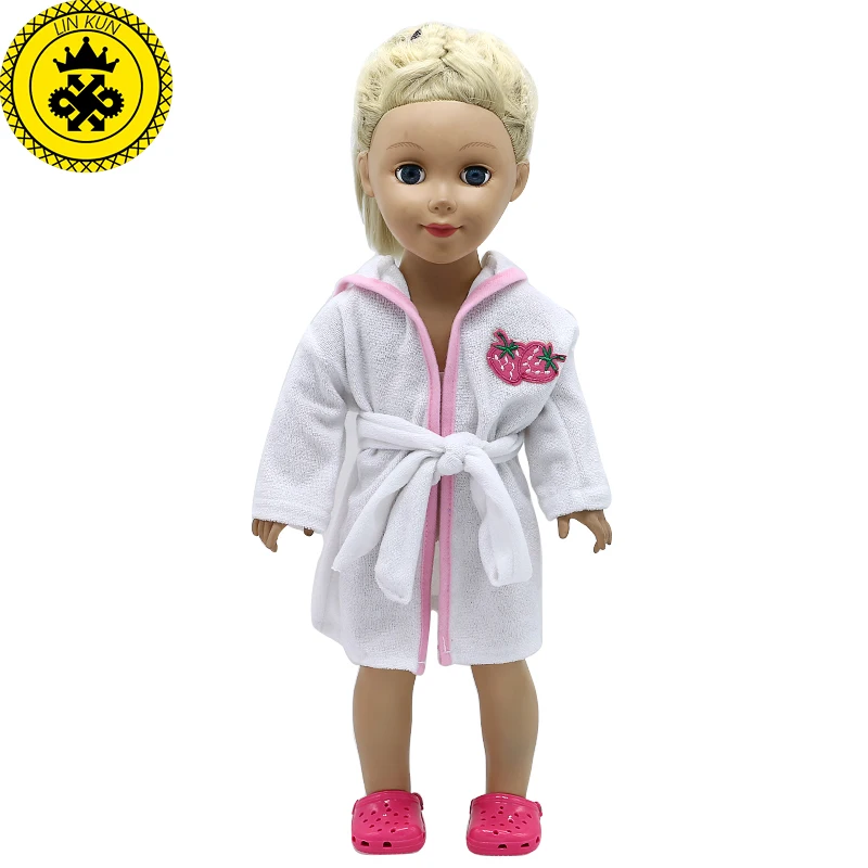 18 inch Girl Doll Clothes Blue White Nightgown Robe Bathrobes fit 18 inch Girl Doll Accessories Christmas Gift 563
18 inch Girl Doll Clothes Blue White Nightgown Robe Bathrobes fit 18 inch Girl Doll Accessories Christmas Gift 563