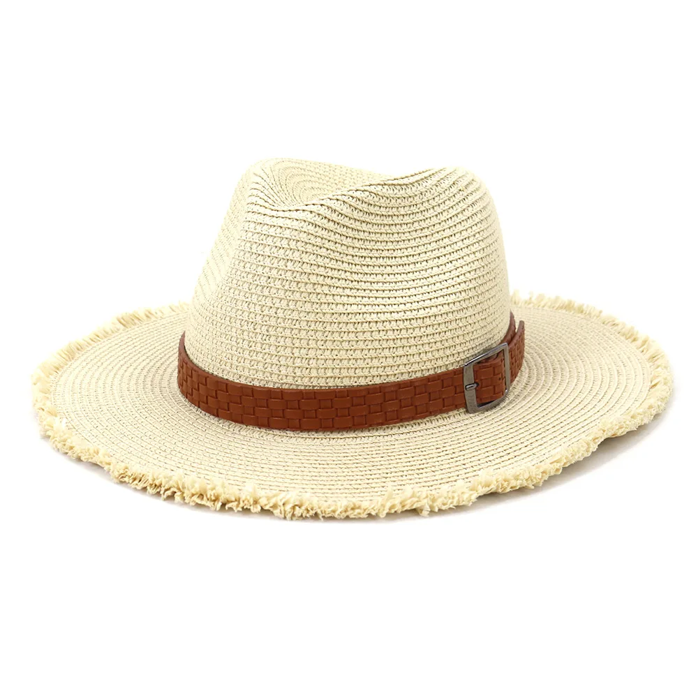 2021 Summer Classics Brown Belt High End Men Casual Panama Retro Jazz Straw Hat British Style Gentleman Wide Brim Summer Sun Cap
2021 Summer Classics Brown Belt High End Men Casual Panama Retro Jazz Straw Hat British Style Gentleman Wide Brim Summer Sun Cap