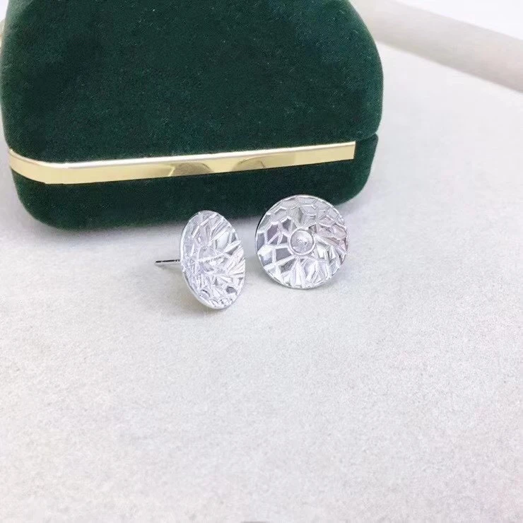 Beautiful 925 Sterling Silver Earrings Findings Settings Base Mountings Parts Mounts for Pearls Agate Crystal Stones 5 pairs/lot
Beautiful 925 Sterling Silver Earrings Findings Settings Base Mountings Parts Mounts for Pearls Agate Crystal Stones 5 pairs/lot