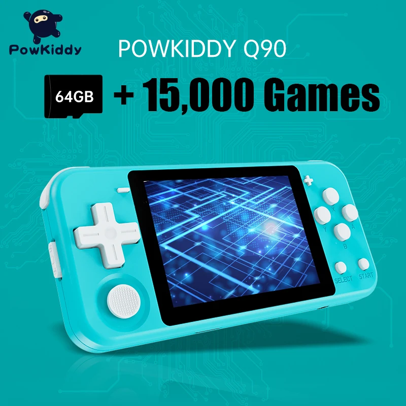 Игровая консоль POWKIDDY Q90, портативная ретро-консоль с 3-дюймовым IPS-экраном, 16 симуляторами, 64 ГБ, 15000 игр, PS1, подарки для детей
Игровая консоль POWKIDDY Q90, портативная ретро-консоль с 3-дюймовым IPS-экраном, 16 симуляторами, 64 ГБ, 15000 игр, PS1, подарки для детей