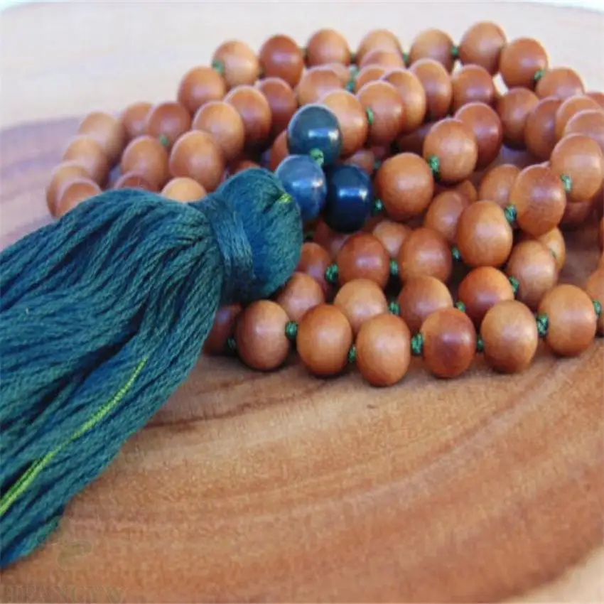 8mm Sandalwood Lapis Lazuli Gemstone Mala Tassel Necklace energy Chakas Handmade Zazen natural Meditation chain Unisex Stress
8mm Sandalwood Lapis Lazuli Gemstone Mala Tassel Necklace energy Chakas Handmade Zazen natural Meditation chain Unisex Stress