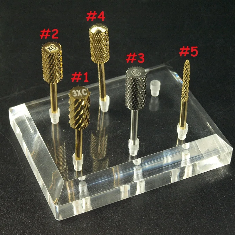 EasyNail~Pro. 5 Types Gold Tungsten Carbide Bur Nail Drill Bit Cutter Nail Files Nail Electric Drill Manicure Machine Accessory
EasyNail~Pro. 5 Types Gold Tungsten Carbide Bur Nail Drill Bit Cutter Nail Files Nail Electric Drill Manicure Machine Accessory