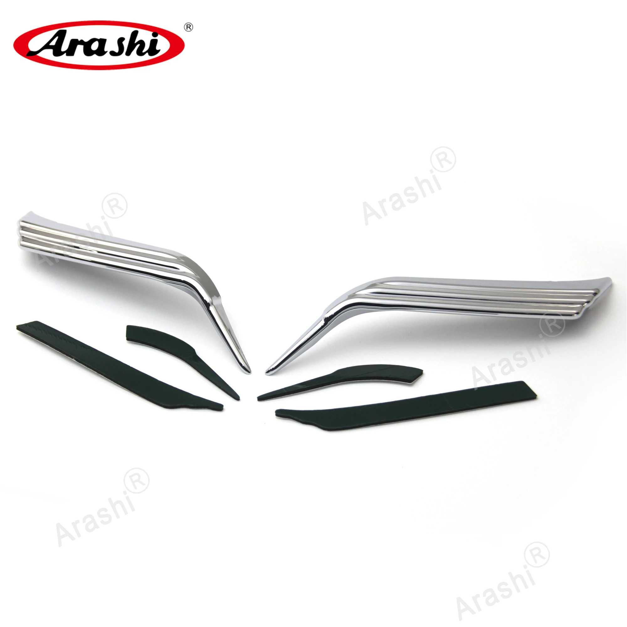 Arashi Chrome Side Fairing Emblem Sticker Decal Accessories For HONDA Goldwing GL1800 2001 - 2005 / 2012 - 2017 Except F6B
Arashi Chrome Side Fairing Emblem Sticker Decal Accessories For HONDA Goldwing GL1800 2001 - 2005 / 2012 - 2017 Except F6B