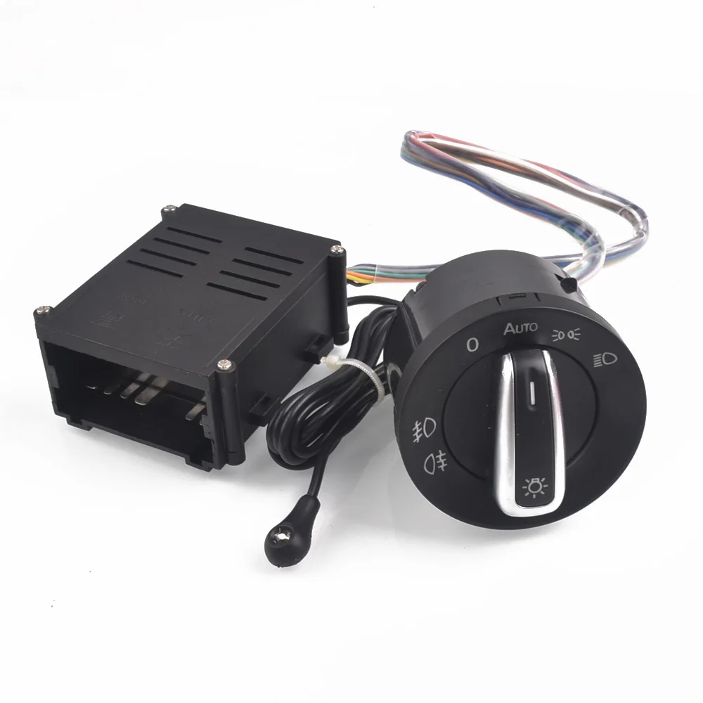 Car Chrome Light Switch Auto lamp Sensor Light For VW Polo 9N 9N3 Passat B5.5 Transpoter Sharan 1C0941531 /3BD+ AUTO Headlight
Car Chrome Light Switch Auto lamp Sensor Light For VW Polo 9N 9N3 Passat B5.5 Transpoter Sharan 1C0941531 /3BD+ AUTO Headlight