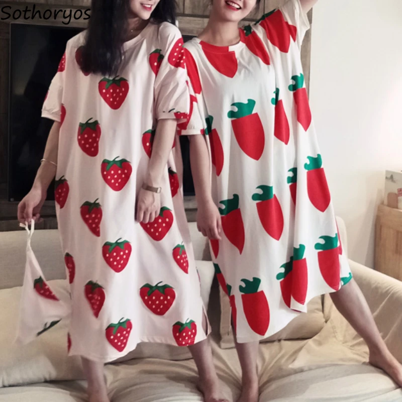 Ночные рубашки женские с принтом, милые модные свободные ночные рубашки в Корейском стиле для отдыха, милые ночные рубашки для студентов до середины икры
Ночные рубашки женские с принтом, милые модные свободные ночные рубашки в Корейском стиле для отдыха, милые ночные рубашки для студентов до середины икры