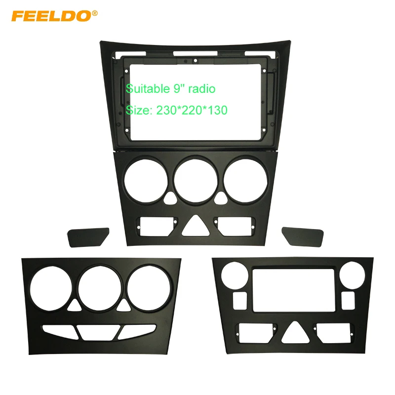 FEELDO Car Audio 9" Big Screen Fascia Frame Adapter For Dongfeng Aeolus S30/H30 11-14 2DIN Dash Fitting Panel Frame Kit
FEELDO Car Audio 9" Big Screen Fascia Frame Adapter For Dongfeng Aeolus S30/H30 11-14 2DIN Dash Fitting Panel Frame Kit