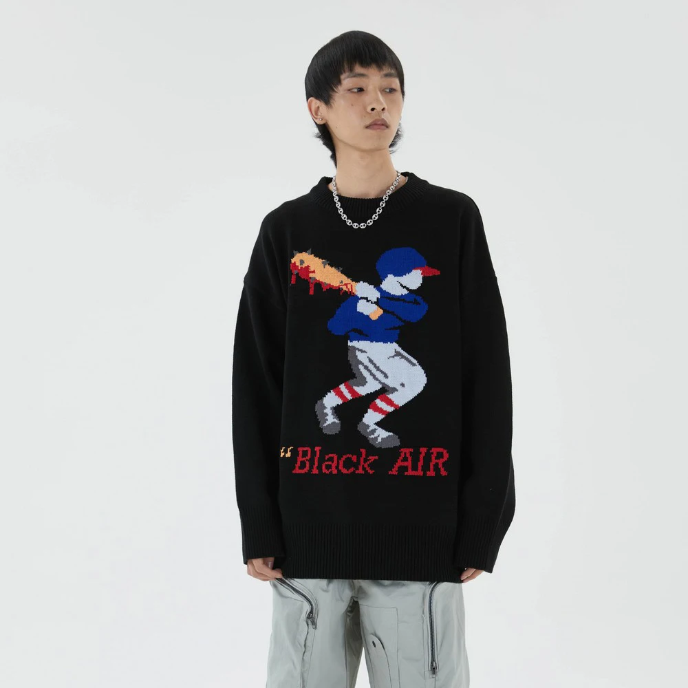 Japanese Kawaii Designer Oversized Sweater Harajuku Cartoon Men Clothing Streetwear Mens Clothes Sweater Fashion New
Japanese Kawaii Designer Oversized Sweater Harajuku Cartoon Men Clothing Streetwear Mens Clothes Sweater Fashion New