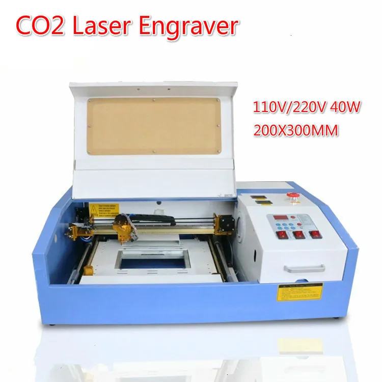 Portable Desktop CNC Laser Engraver CO2 Engraving Machine 110/220V 40W 200*300mm Cutter 3020 Laser Cutting Machine with USB Port
Portable Desktop CNC Laser Engraver CO2 Engraving Machine 110/220V 40W 200*300mm Cutter 3020 Laser Cutting Machine with USB Port