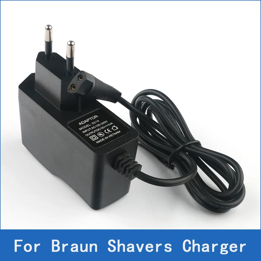 12V 0.4A 2-Prong EU Wall Plug AC Power Adapter Charger for Braun Shavers 5020s 5030s 5040s 5050s 5190cc 5408 5409 5411 5412 5414
12V 0.4A 2-Prong EU Wall Plug AC Power Adapter Charger for Braun Shavers 5020s 5030s 5040s 5050s 5190cc 5408 5409 5411 5412 5414