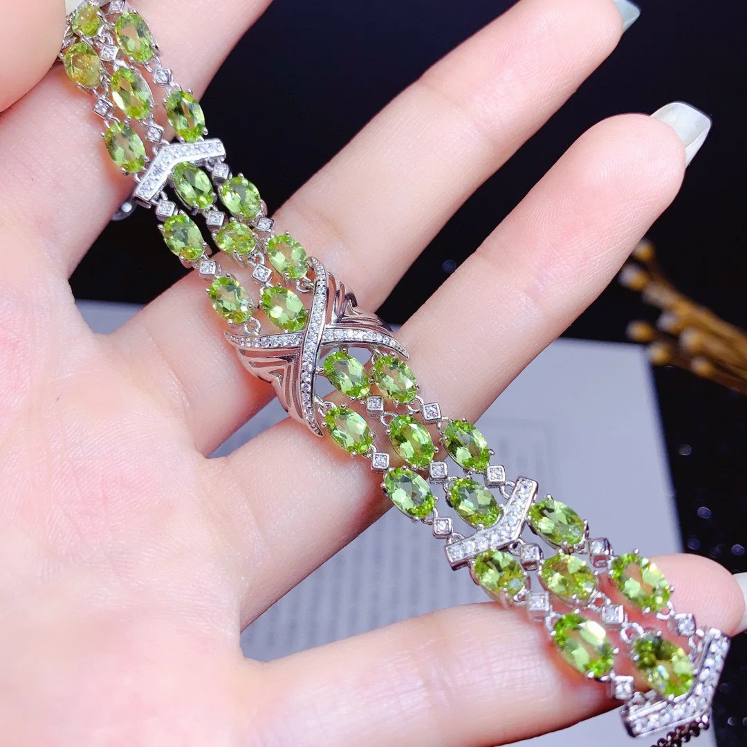 Luxury 16+3cm Olivine Amethyst Bracelet in Buckle Silver Color Charming Tennis Crystal Bangle Bridal Bracelets Jewelry
Luxury 16+3cm Olivine Amethyst Bracelet in Buckle Silver Color Charming Tennis Crystal Bangle Bridal Bracelets Jewelry