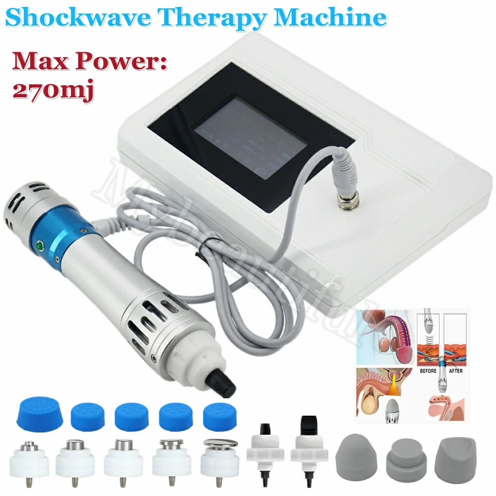New Shockwave Therapy Machine Shock Wave Equipment For ED Treatment And Body Relaxation 270MJ Relieve Muscle Home Use Massager
New Shockwave Therapy Machine Shock Wave Equipment For ED Treatment And Body Relaxation 270MJ Relieve Muscle Home Use Massager
