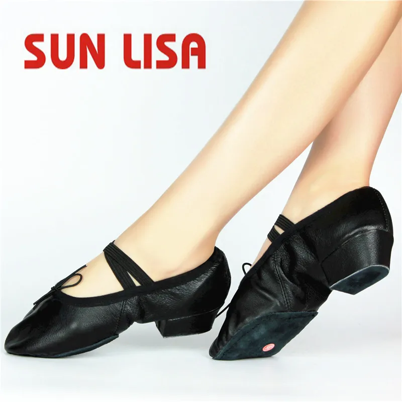SUN LISA Women's Lady's Girl's Teacher's Dancing Shoes With Square Heels Ballet Dance Shoes Leather Chunky Heel Black/Pink/Red
SUN LISA Women's Lady's Girl's Teacher's Dancing Shoes With Square Heels Ballet Dance Shoes Leather Chunky Heel Black/Pink/Red