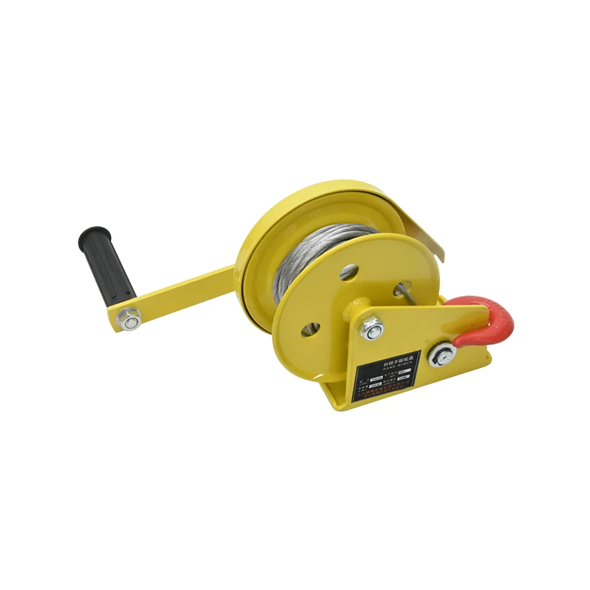 1200LB Self-locking Small Manual Winch Hand Shake Winch Hand Tool Manual Lifting Hoist 1200 Pounds 8 Meters Wire Rope With Hook
1200LB Self-locking Small Manual Winch Hand Shake Winch Hand Tool Manual Lifting Hoist 1200 Pounds 8 Meters Wire Rope With Hook
