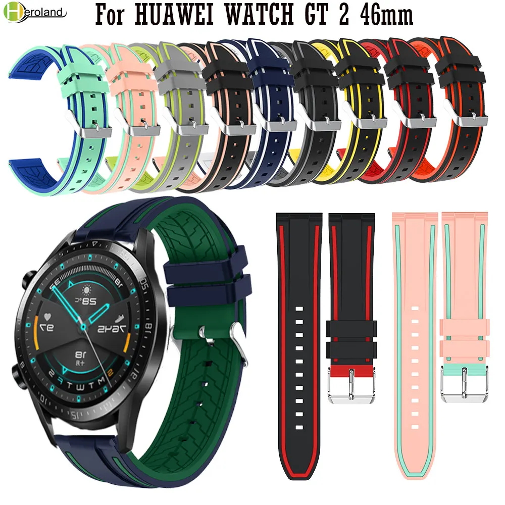22 мм спортивный силиконовый ремешок для часов Huawei Watch GT 2 46 мм /для huami Amazfit Stratos 2 2S смарт- часы браслет с ремешком
22 мм спортивный силиконовый ремешок для часов Huawei Watch GT 2 46 мм /для huami Amazfit Stratos 2 2S смарт- часы браслет с ремешком