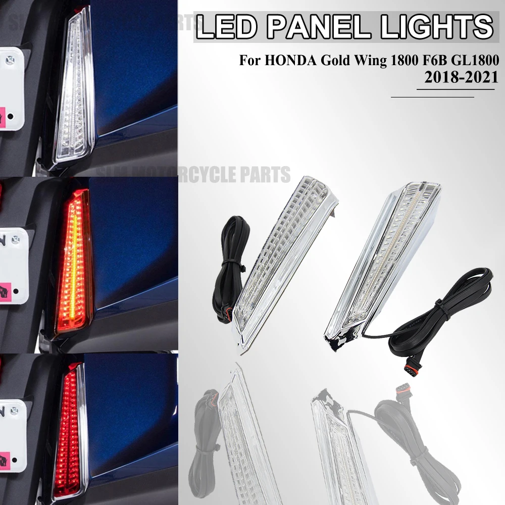 NEW 2018 2019 2020 2021 For HONDA GoldWing 1800 F6B GL1800 Motorcycle Turn Signal LED Filler Panel Lights Decorative Lamp
NEW 2018 2019 2020 2021 For HONDA GoldWing 1800 F6B GL1800 Motorcycle Turn Signal LED Filler Panel Lights Decorative Lamp