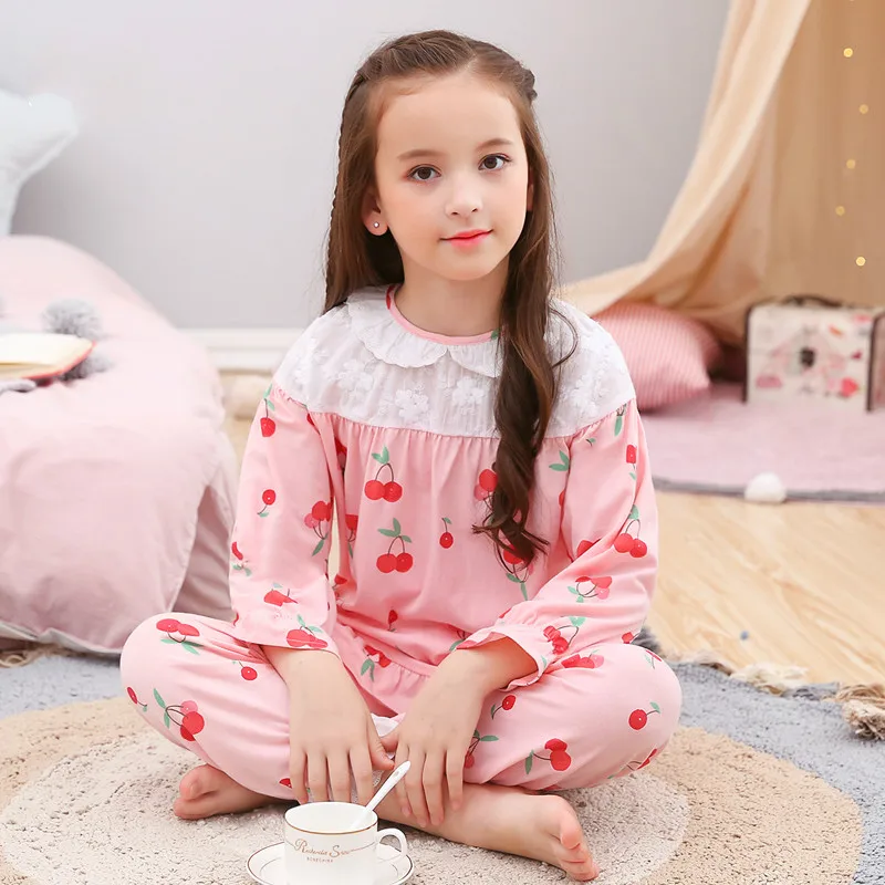 H5678 Girls Pajamas Spring Autumn Cotton Thin Long Sleeves Nightwear Home Clothes Suit Teenager Cartoon Comfortable Sleepwear
H5678 Girls Pajamas Spring Autumn Cotton Thin Long Sleeves Nightwear Home Clothes Suit Teenager Cartoon Comfortable Sleepwear