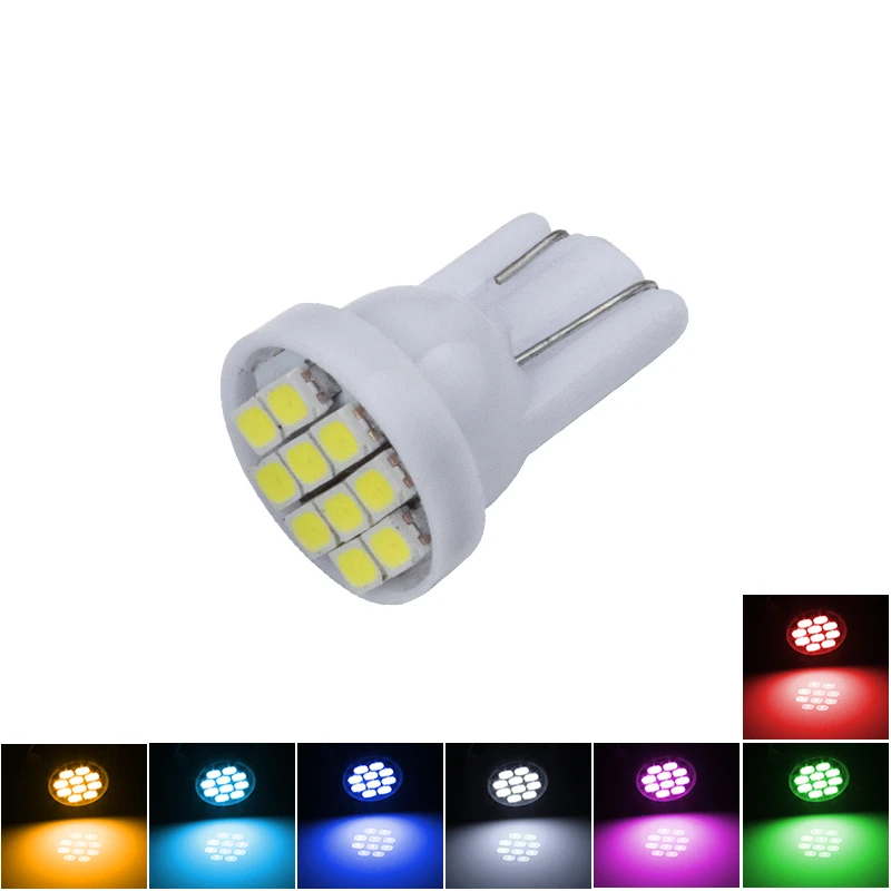 10pcs Car T10 W5W 194 168 Car LED Lights For Auto License Plate Lamps Trunk 1206 8SMD Wedge Dome Light 6000k White RED 12V Diode
10pcs Car T10 W5W 194 168 Car LED Lights For Auto License Plate Lamps Trunk 1206 8SMD Wedge Dome Light 6000k White RED 12V Diode