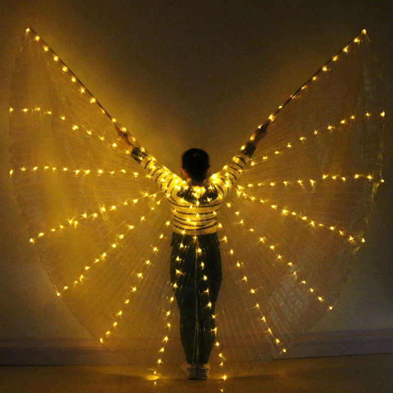 Belly Dance LED Isis Wings Colorful Popular Stage Performance Props Adult Belly Dancing Wings NO Sticks Dance Practice Accessory
Belly Dance LED Isis Wings Colorful Popular Stage Performance Props Adult Belly Dancing Wings NO Sticks Dance Practice Accessory