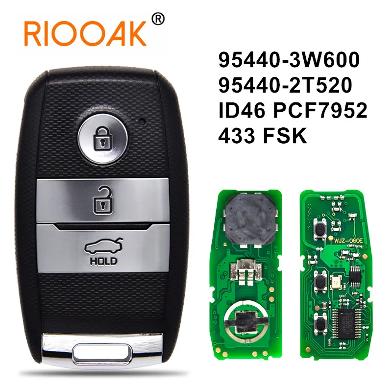 Car Remote Key 433 FSK ID46 PCF7952 Smart Control For KIA Picanto Morning Optima Sportage Sorento 2014 2015 2016
Car Remote Key 433 FSK ID46 PCF7952 Smart Control For KIA Picanto Morning Optima Sportage Sorento 2014 2015 2016