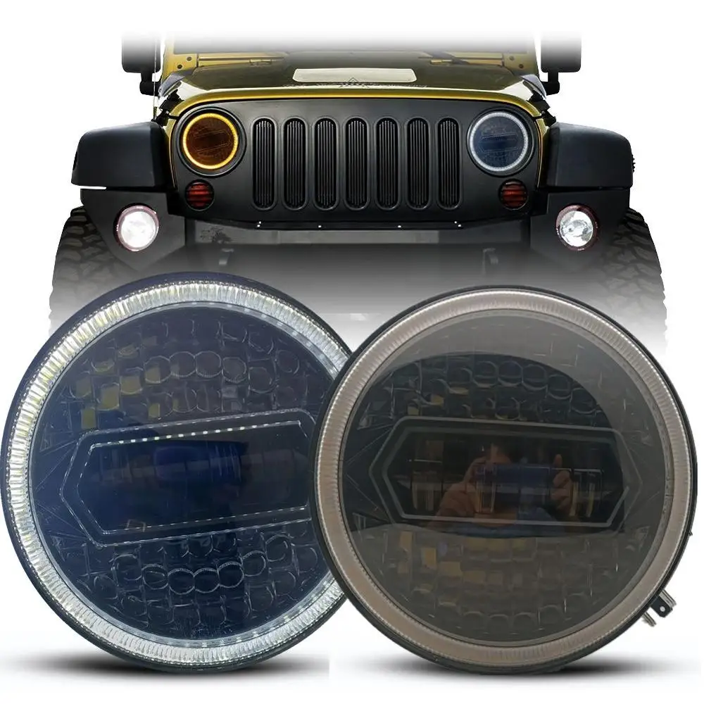 Super Bright 108W 7Inch Led Headlight Hi Low Beam For Lada 4x4 urban Niva Jeep Hummer Mazda Miata MX5 DRL Turn Signal Headlamps
Super Bright 108W 7Inch Led Headlight Hi Low Beam For Lada 4x4 urban Niva Jeep Hummer Mazda Miata MX5 DRL Turn Signal Headlamps