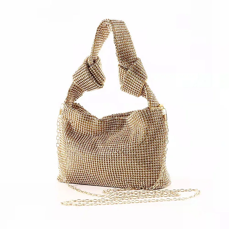 Women's Rhinestone Knot Shoulder Bag 2021 new Classic soft Handbag Storage Pouch for Party Women Totes Bags Clutch Bag B418
Women's Rhinestone Knot Shoulder Bag 2021 new Classic soft Handbag Storage Pouch for Party Women Totes Bags Clutch Bag B418