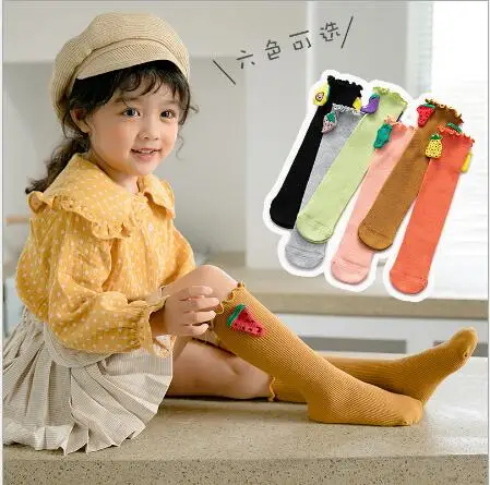2pairs/lot Spring new children's double needle fungus baby pile fruit accessories stockings girls students stockings
2pairs/lot Spring new children's double needle fungus baby pile fruit accessories stockings girls students stockings