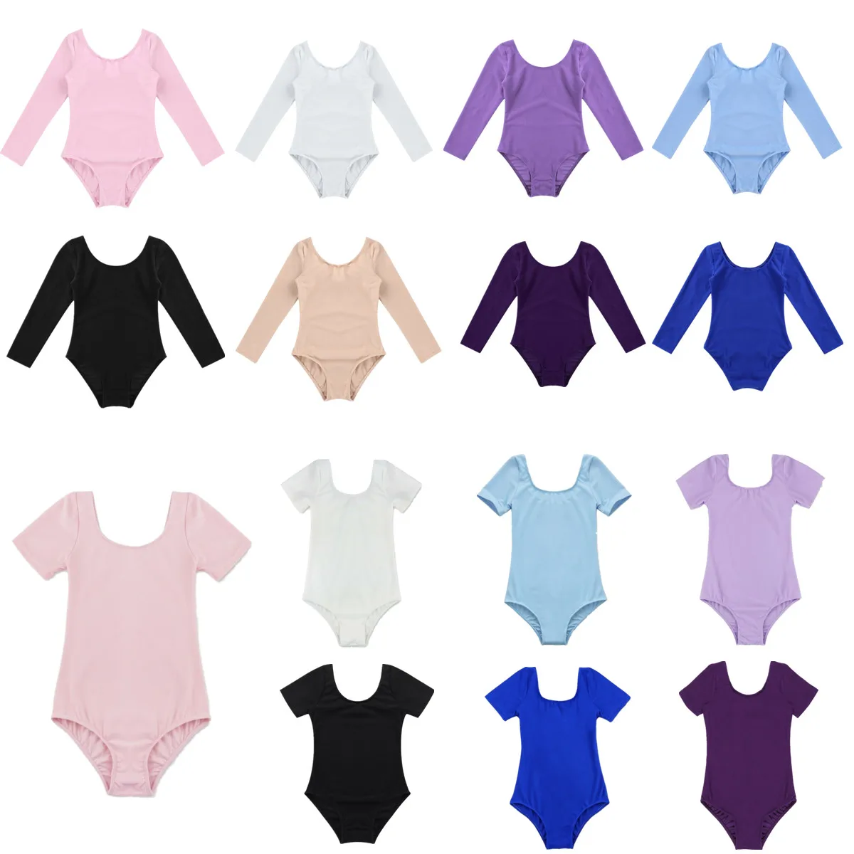 Kids Girls Ballet Leotards Gymnastics Costume Short Sleeve Solid Color Dance Leotard Bodysuit Ballet Dress Cotton Dancing Wear
Kids Girls Ballet Leotards Gymnastics Costume Short Sleeve Solid Color Dance Leotard Bodysuit Ballet Dress Cotton Dancing Wear