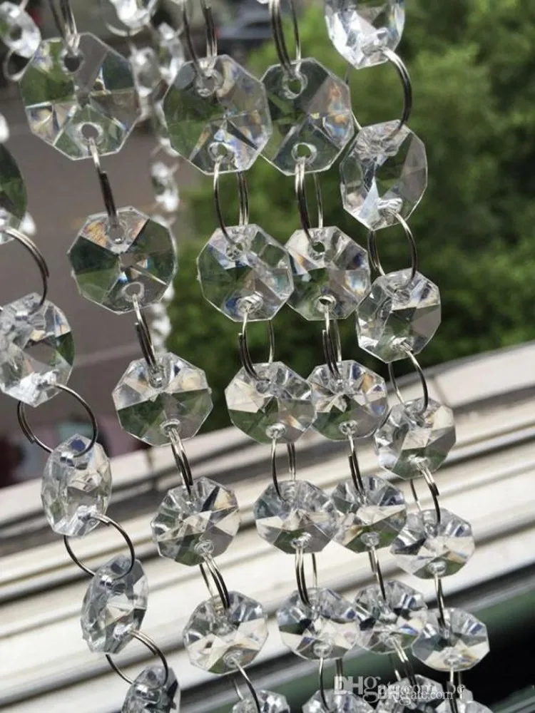 198 FEET Crystal Garland Strands 14mm Clear Acrylic Bead Chain Wedding Party Manzanita Tree Hanging Wedding Decorations supplies
198 FEET Crystal Garland Strands 14mm Clear Acrylic Bead Chain Wedding Party Manzanita Tree Hanging Wedding Decorations supplies