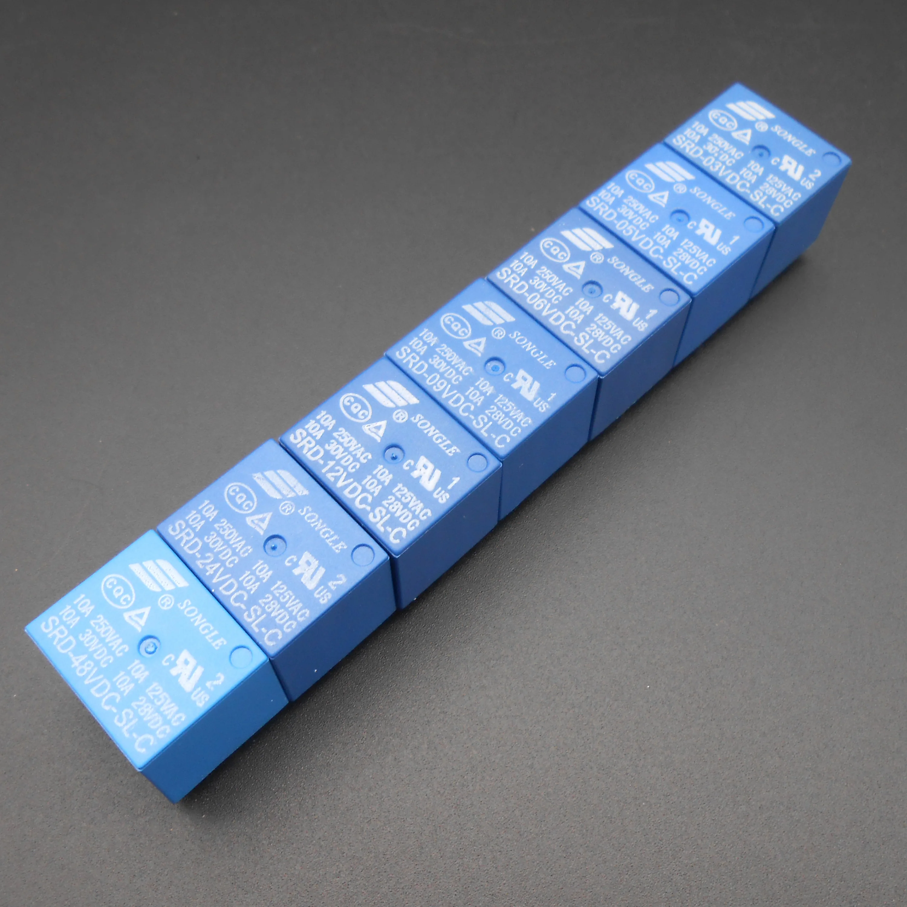 100Pcs X SONGLE Power Relay SRD PCB DC 12V 24V 48V 5-Pin 5 Pins SRD-12V-SL-C SRD-24V-SL-C SRD-48V-SL-C SRD C Type 10A *FD365-367
100Pcs X SONGLE Power Relay SRD PCB DC 12V 24V 48V 5-Pin 5 Pins SRD-12V-SL-C SRD-24V-SL-C SRD-48V-SL-C SRD C Type 10A *FD365-367