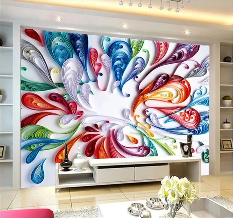 Custom wallpaper Nordic Europe colorful modern fashion trend background wall-high-grade waterproof material
Custom wallpaper Nordic Europe colorful modern fashion trend background wall-high-grade waterproof material
