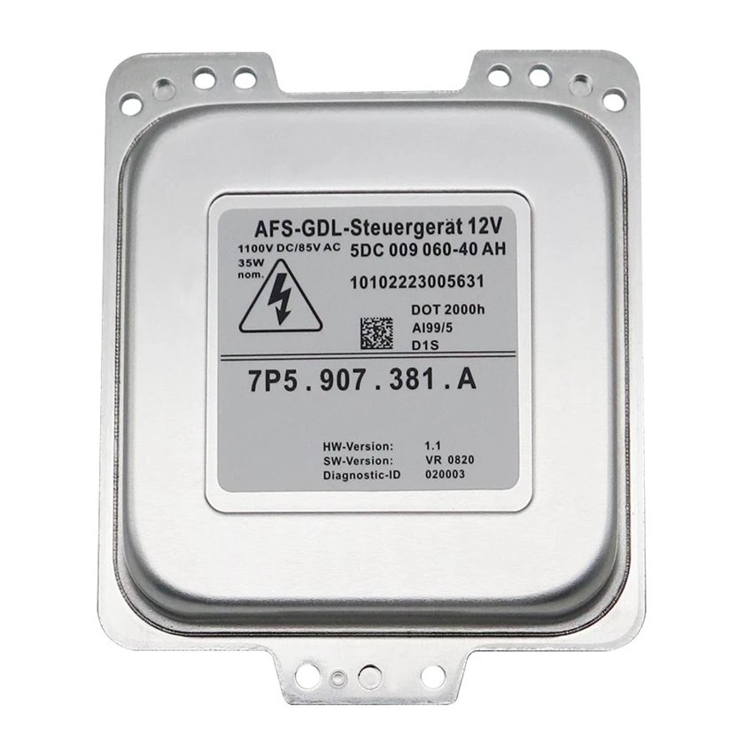 7P5907381A OEM NEW 7P5.907.381.A AFS-GDL-Steuergerät D1S Xenon Headlight HID Ballast Module 5DC00906040 FOR Porsche
7P5907381A OEM NEW 7P5.907.381.A AFS-GDL-Steuergerät D1S Xenon Headlight HID Ballast Module 5DC00906040 FOR Porsche