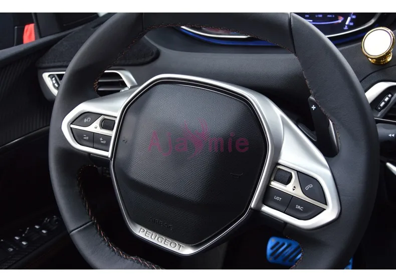 Accessories For Peugeot 3008 2017 2018 Interior Steering Wheel Decorative Strips Cover Trim Stickers Chrome Garnsih Panel
Accessories For Peugeot 3008 2017 2018 Interior Steering Wheel Decorative Strips Cover Trim Stickers Chrome Garnsih Panel