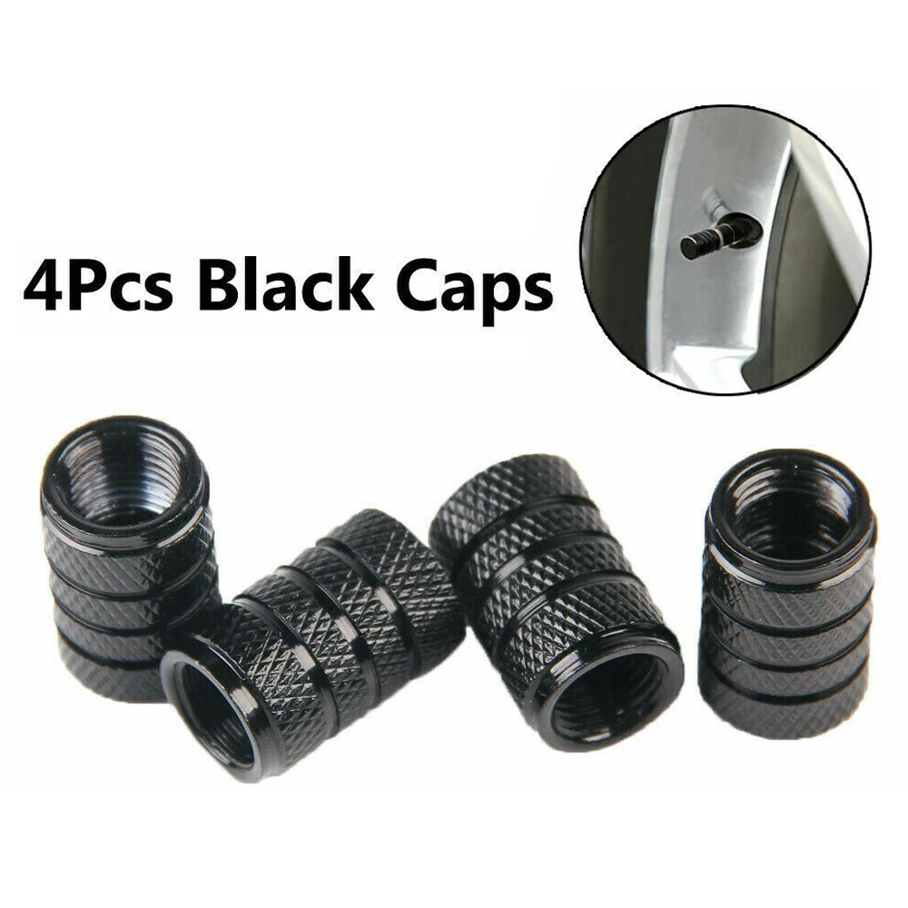 4pcs Black Aluminium Car Wheel Tyre Tire Valve Stems Air Dust Cover Screw Caps Universal Car Parts Accessories
4pcs Black Aluminium Car Wheel Tyre Tire Valve Stems Air Dust Cover Screw Caps Universal Car Parts Accessories