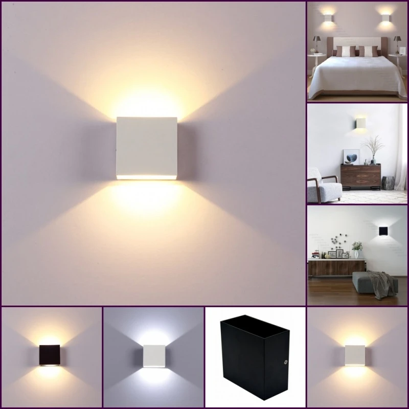 LED wall lamp 6W simple modern creative aluminum bedside bedroom living room aisle staircase porch decorative lights
LED wall lamp 6W simple modern creative aluminum bedside bedroom living room aisle staircase porch decorative lights