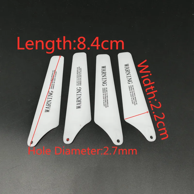 S102 S109 S111G S800G Main Blades A B Propellers Rotor 8.4cm R/C Spare Parts For Mini Toys Model Helicopter Accessories
S102 S109 S111G S800G Main Blades A B Propellers Rotor 8.4cm R/C Spare Parts For Mini Toys Model Helicopter Accessories