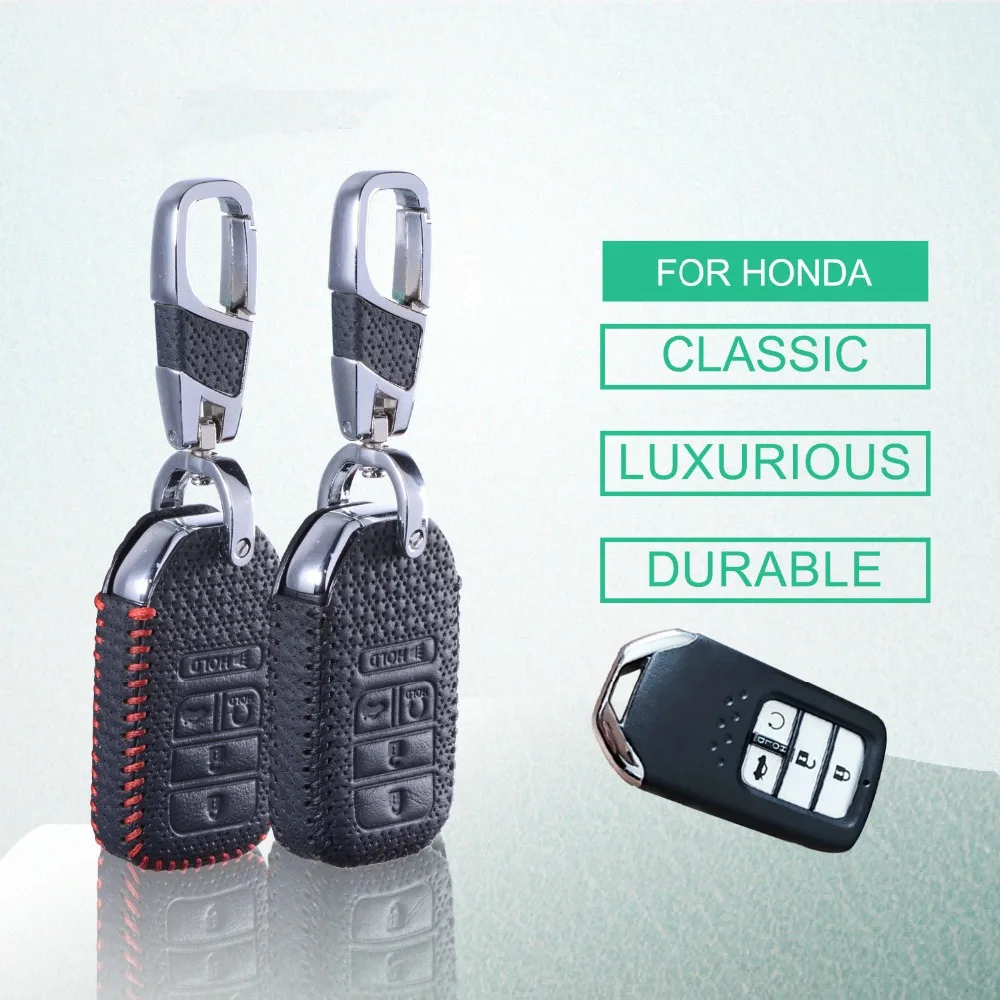 Leather Remote Holder Keychain for Honda Civic Crosstour CRV Pilot Accord Fit Freed Smart Fob Shell Sleeve
Leather Remote Holder Keychain for Honda Civic Crosstour CRV Pilot Accord Fit Freed Smart Fob Shell Sleeve