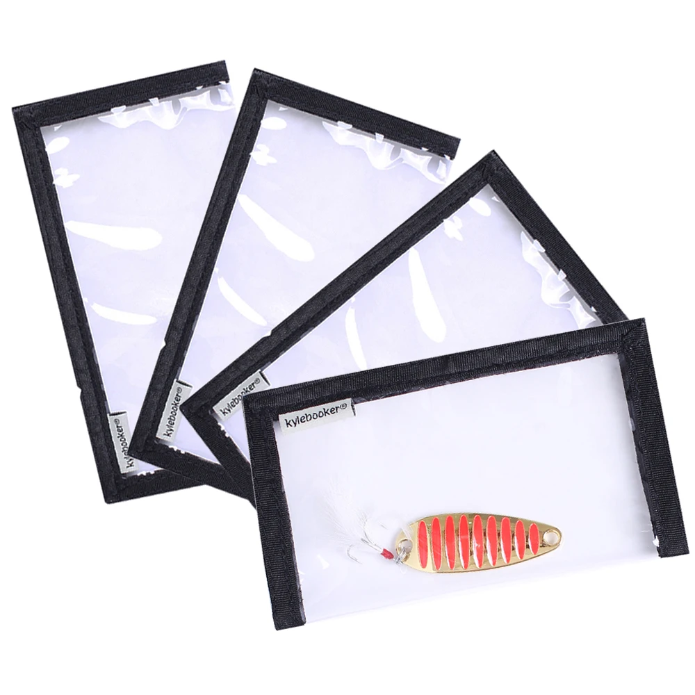 4 Packs Fishing Cover Lure Wraps Durable Clear PVC Hook Loop System Lure Wraps Protective Covers For Fishing Lure
4 Packs Fishing Cover Lure Wraps Durable Clear PVC Hook Loop System Lure Wraps Protective Covers For Fishing Lure