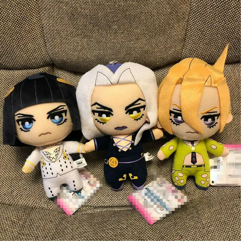 NEW Jojos Bizarre Golden Wind Plush Buccellati Abbacchio Fugo stuffed plush toy doll new
NEW Jojos Bizarre Golden Wind Plush Buccellati Abbacchio Fugo stuffed plush toy doll new