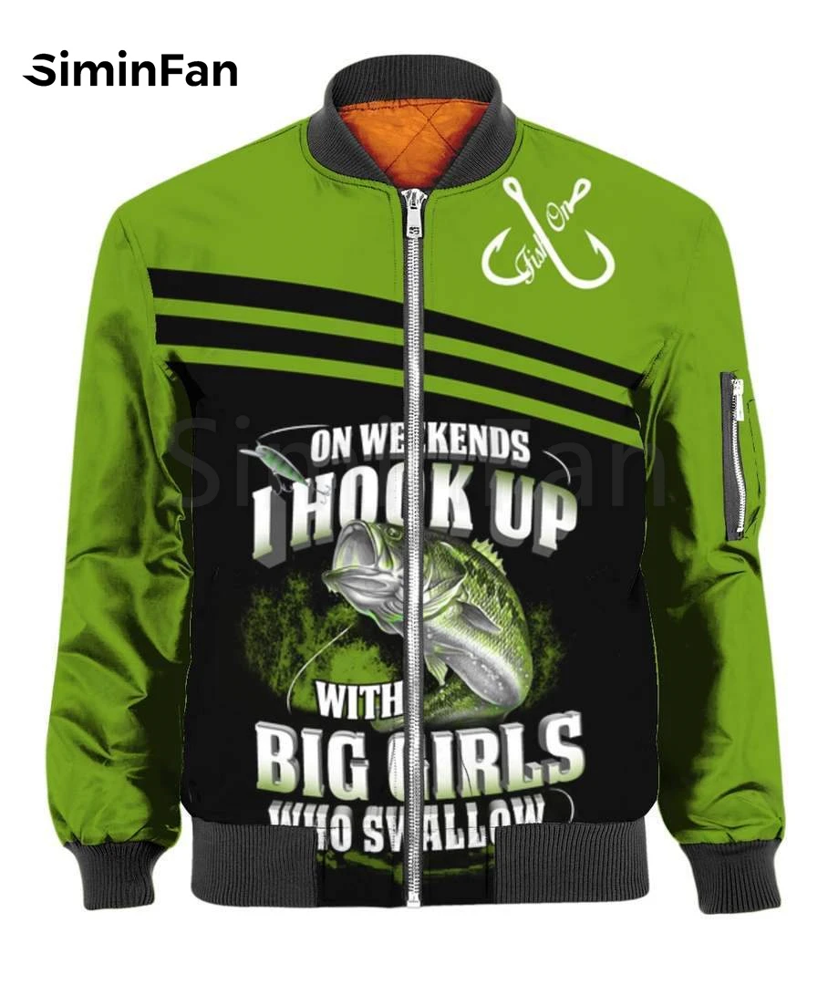 Mens Bomber Jackets Love Bass Fishing Camo 3D Printed Unisex Punk Zip Flight Jacket Harajuku Women Streetwear Winter Thick Coats
Mens Bomber Jackets Love Bass Fishing Camo 3D Printed Unisex Punk Zip Flight Jacket Harajuku Women Streetwear Winter Thick Coats