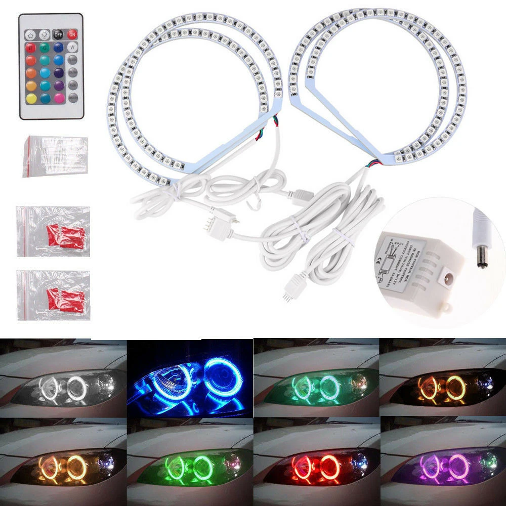 Multi-Color RGB Flash SMD Angel Eyes Kit Xenon Headlight For BMW E36 E38 E39 E46 16 Colors Available To Change
Multi-Color RGB Flash SMD Angel Eyes Kit Xenon Headlight For BMW E36 E38 E39 E46 16 Colors Available To Change